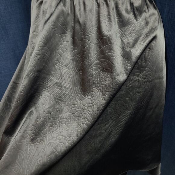 Hailey Adrianna Papell Satin Embossed Formal Dress Prom Party Club Strapless - Picture 4 of 12